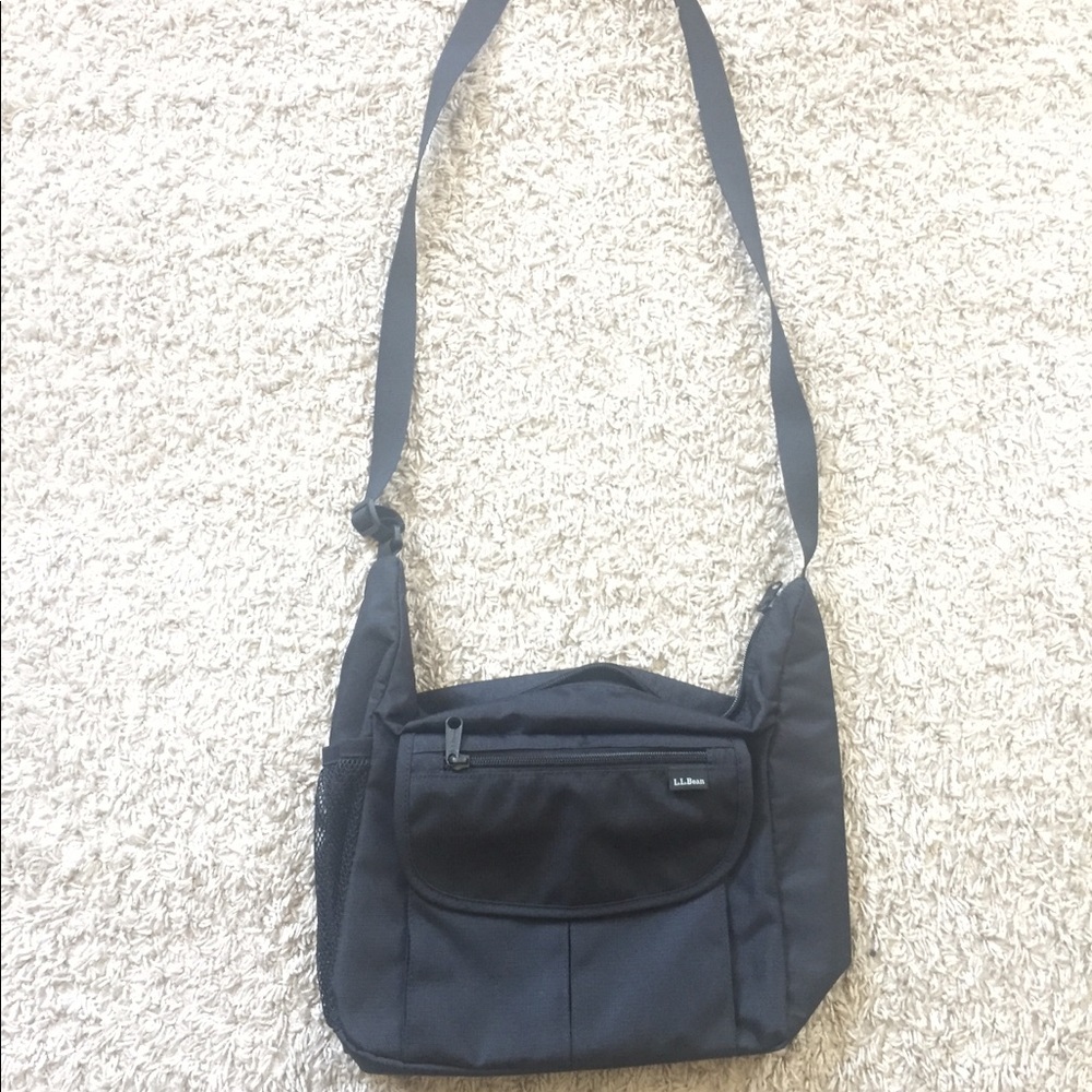 Black ll bean purse